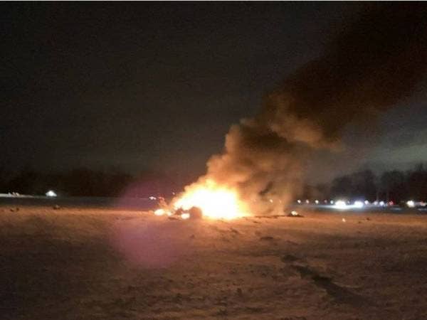 Tiga tentera AS maut dalam nahas helikopter di bahagian utara New York pada Rabu. - Foto Twitter Emily Fasel 