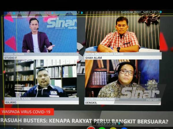 Wacana siri ke-227 membincangkan topik Rasuah Buster: Kenapa Rakyat Perlu Bangkit Bersuara. - FOTO ASRIL ASWANDI SHUKOR