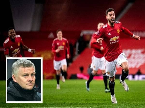 Kesebelasan Manchester United perlu berikan fokus berdepan Sheffield United. (Gambar kecil: Solskjaer)