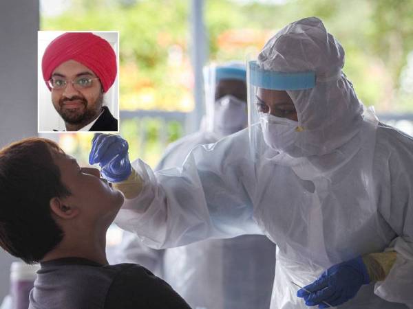 Ujian RTK-Ag tidak memerlukan pemprosesan di makmal khas dan keputusan ujian itu boleh diperoleh dalam sejam hingga tiga jam. Gambar kecil: Arvinder Singh