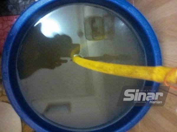 Air yang semakin keruh didakwa berpunca daripada aktiviti pelombongan berhampiran kawasan Hutan Simpan Ulu Cheka.