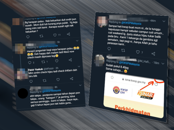 Luahan kecewa warga maya setelah permohonan diluluskan namun semakan pada Isnin, status masih dalam proses.