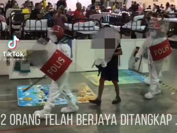 Gambar tular di media sosial pesakit Covid-19 yang disyaki mencuri ditahan polis.