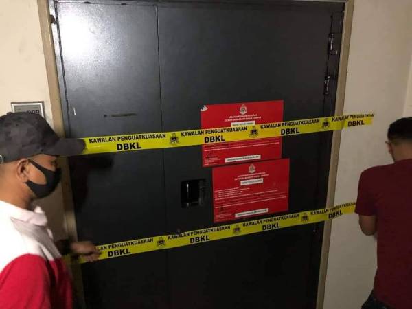 Premis urut yang dikenakan tindakan sitaan oleh DBKL pada Khamis.