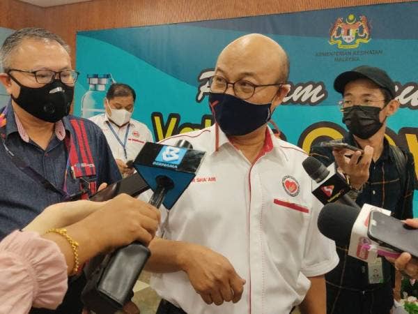 Dr Sha'ari ketika ditemui ketika sidang media Program Imunisasi Covid-19 Peringkat Negeri Selangor di Hospital Shah Alam, pada Khamis.