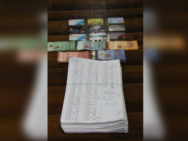 Antara barangan yang turut dirampas.