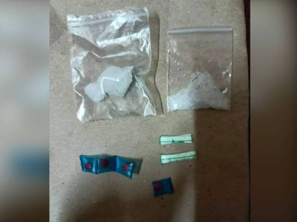 Antara jenis dadah yang berjaya dirampas. - Foto ihsan FB IPD Kemaman