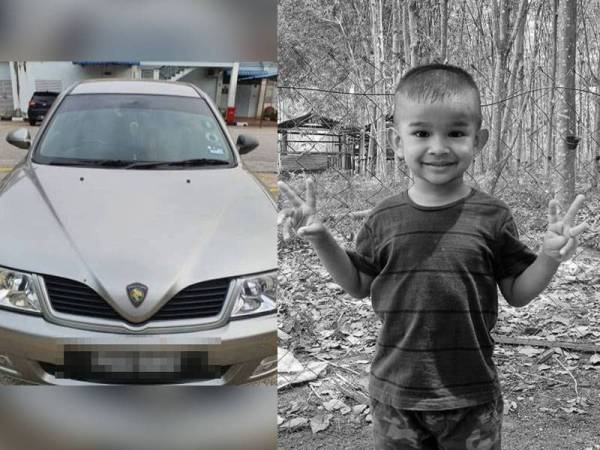 Kunci dan sebuah kereta jenis Proton Waja yang dirampas bagi membantu siasatan. Gambar kanan: Muhammad Harraz