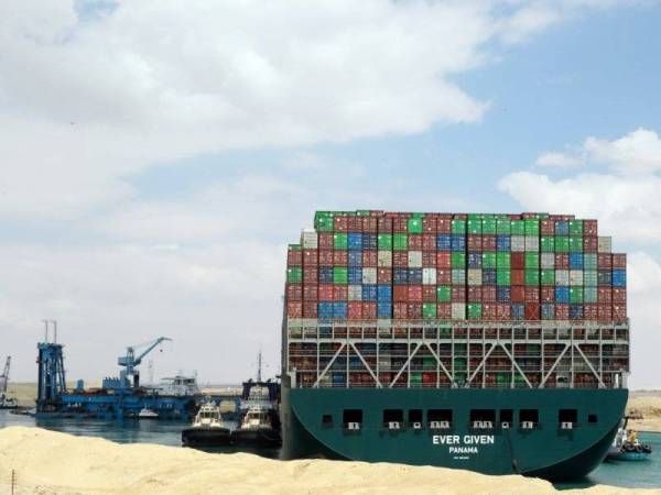 Kapal Ever Given.
