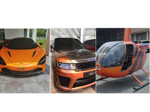 Antara aset yang disita SPRM.