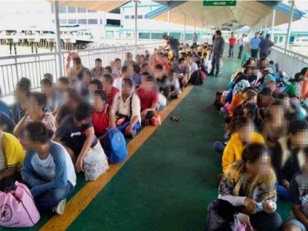 Langkah itu membolehkan kerajaan melakukan penjimatan perbelanjaan yang melibatkan kos hampir RM100 sehari bagi menanggung seorang pendatang tanpa izin di negara ini- Gambar fail. 