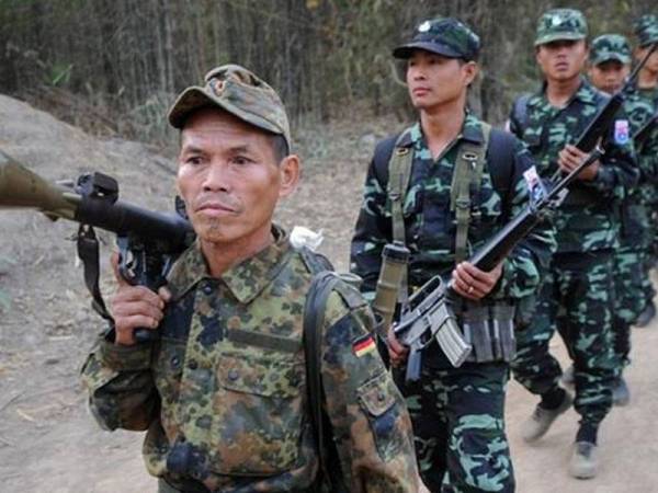 Kumpulan Kesatuan Kebangsaan Karen ialah sebuah kumpulan pemberontak separa tentera di Myanmar. - Foto AFP