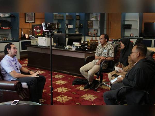 Wan Ahmad Fayhsal ketika diwawancara Sinar Ahad di Putrajaya baru-baru ini.