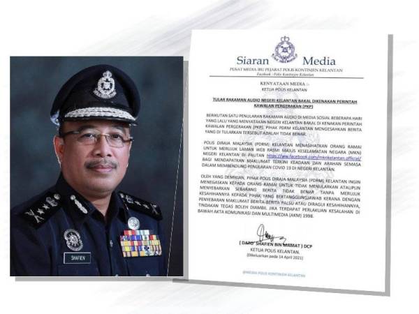 Shafien (Siaran media Ketua Polis Kelantan.)
