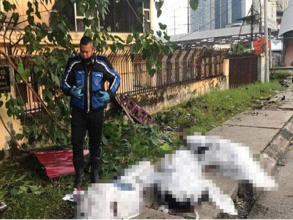 Kesemua mangsa disahkan maut di lokasi kejadian di Jalan Klang Lama di sini pada Ahad.