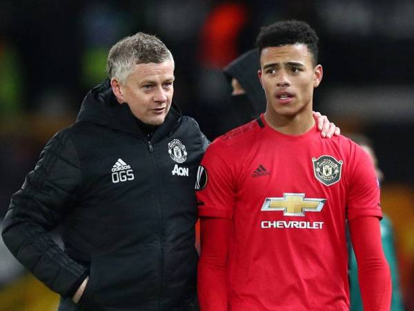 Aksi cemerlang Greenwood (kanan) ketika membantu kemenangan 3-1 Manchester United ke atas Burnley di Old Trafford pada Ahad menggembirakan Solskjaer.