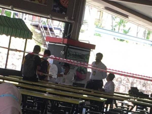 Gambar tular yang dikongsi di media sosial menyatakan pegawai KKM yang masuk ke dalam kolej untuk membuat pemeriksaan telah mengenakan kompaun kepada pelajar.