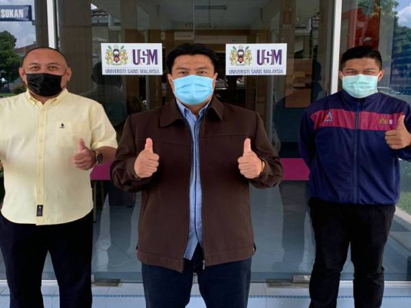 Hafiz (tengah) optimis pasukannya akan melangkah jauh selepas ini.