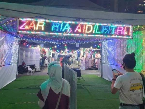 Pengunjung Bazar Aidilfitri Lorong TAR diingatkan patuh SOP