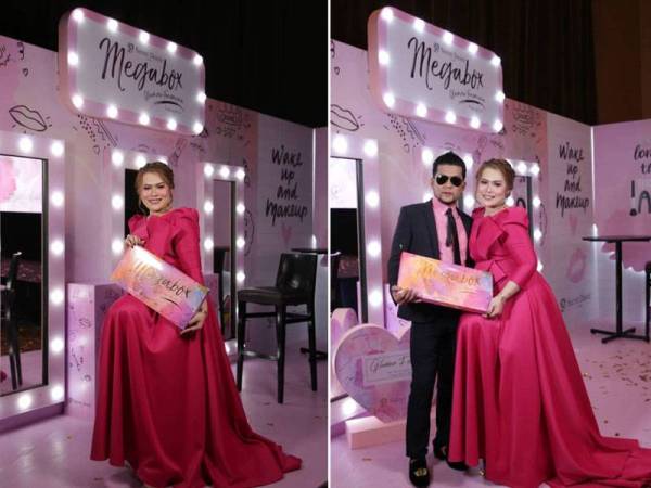 Che Ta bersama suaminya, Aaron Lee yang menjadi tulang belakang dari awal penubuhan Secret Desire hampir 10 tahun lalu.