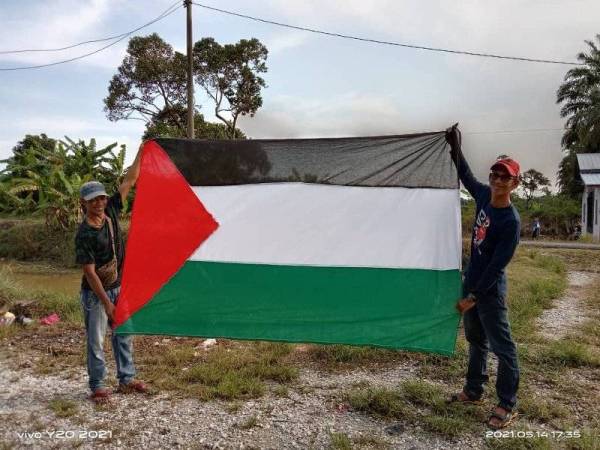 Bendera palestin warna Pamer Warna