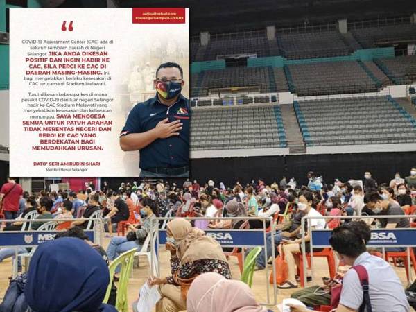 Alam shah cac stadium Long queues