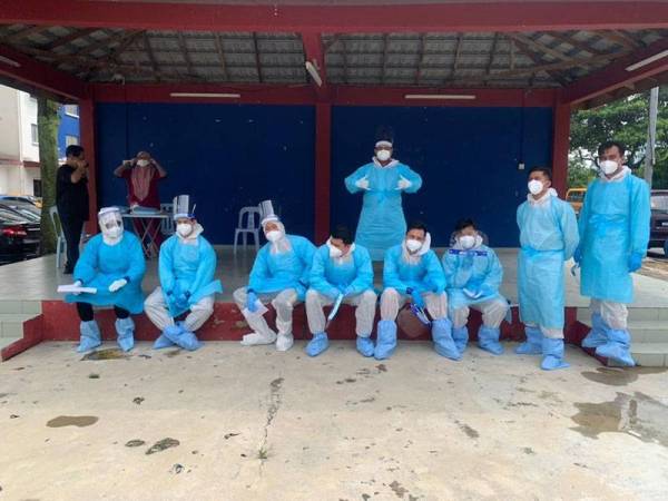 Zaidi turut terlibat dalam tugasan di PPR Kampung Limau pada Khamis.