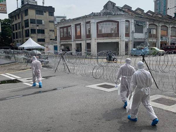 Kawasan Pudu turut menjadi lokasi Zaidi dan pasukannya bertugas mendepani Covid-19.