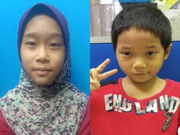 Dari kiri: Nur Ain, Muhammad Iqbal