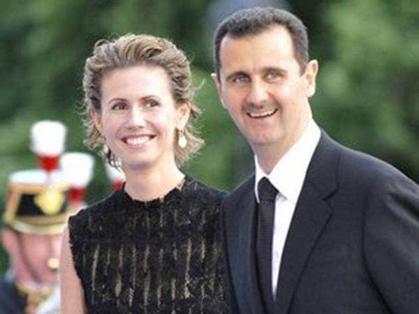 Bashar bersama isterinya Asma.