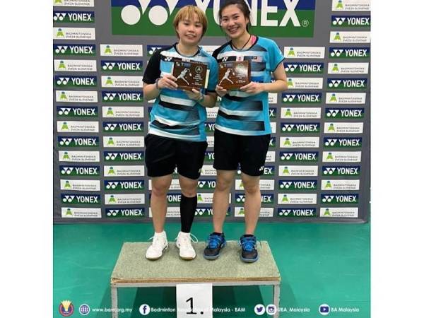 Yee Yuan-Valeree Siow muncul juara Siri Antarabangsa Slovenia di Maribor. - Foto FB BAM