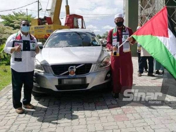 Menteri Besar Kedah, Muhammad Sanusi Md Nor sanggup melelong kereta Volvonya untuk dana Palestin.