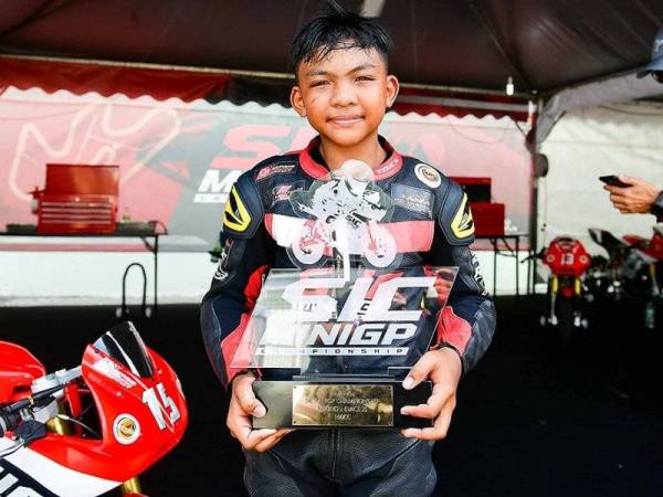 Hakim Danish muncul juara sulung SIC MiniGP musim lalu.