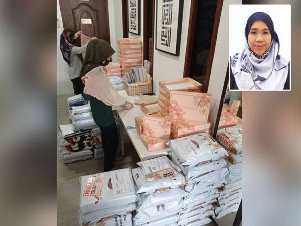 Majikan bukan Islam antara pelanggan yang kerap membeli telekung untuk dihadiahkan kepada pekerja yang beragama Islam terutama ketika sambutan perayaan.
Gambar kecil: Anum Samsudin