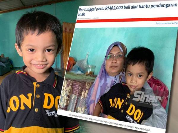 Harraz dijangka boleh bercakap selepas melakukan pembedahan dalam waktu terdekat di Hospital Universiti Sains Malaysia (HUSM), Kubang Kerian.