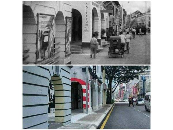 Operasi Coliseum Cafe di bangunan era sebelum perang. Foto: FB Coliseum Cafe