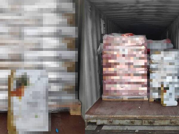 Maqis Selangor merampas 5,000kg makanan haiwan di Pelabuhan Klang kerana gagal mengemukakan permit import Maqis, pada Sabtu.