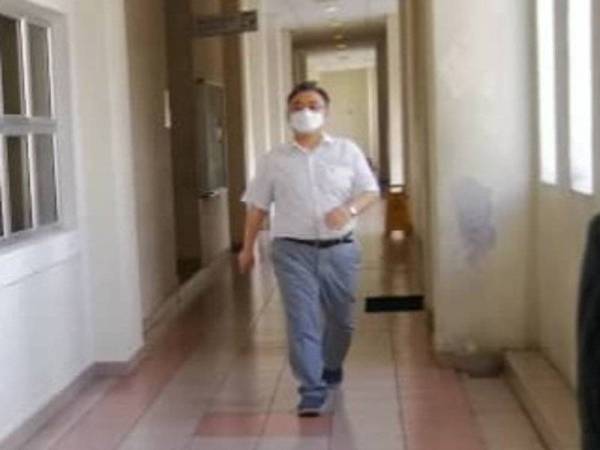 Jong Hong hadir di Mahkamah Majistret Petaling Jaya bagi pertuduhan kes cabul pada Selasa.