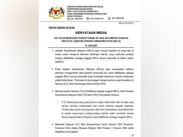Semakan rela malaysia