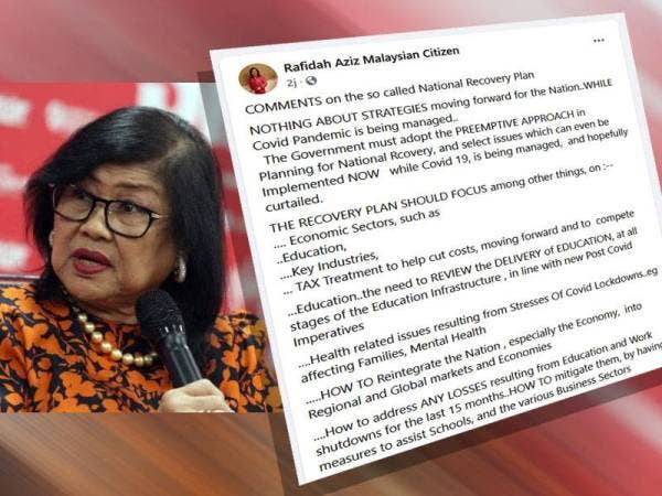 Hantaran di Facebook milik Rafidah.