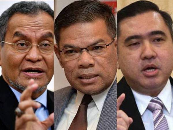 Fari kiri: Dzulkefly, Saifuddin Nasution, Loke Siew Fook