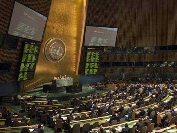 Pada Jumaat, resolusi mengenai situasi di Myanmar menerima 119 undi menyokong, satu menentang dan 36 berkecuali termasuk China, India, Rusia, Thailand, dan Laos. - Foto Reuters
