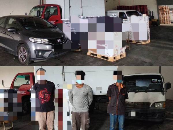 Pasukan Gerakan Am (PGA) merampas minuman keras tidak bercukai dalam serbuan Op Kontraban di sebuah premis stor di Kawasan Perindustrian Hi Tech 3 Semenyih pada Jumaat.