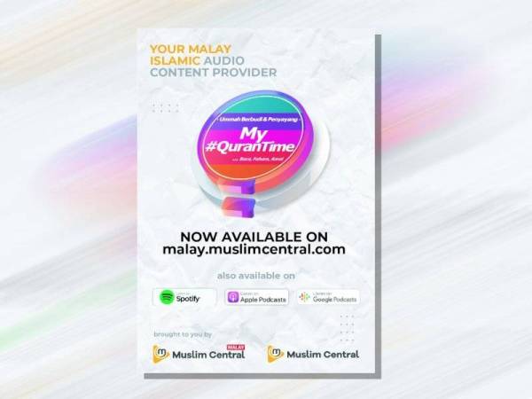 Program My #QuranTime kini boleh didengari di aplikasi penstriman audio.