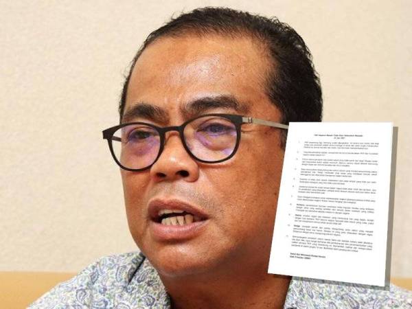 Kenyataan media Mohamed Khaled pada Ahad.