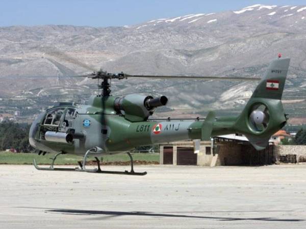 Gambar fail menunjukkan sebuah helikopter yang digunakan tentera Lubnan. - Foto Tentera Lubnan