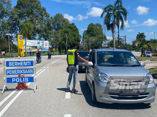 Beberapa SJR diadakan bagi memantau pergerakan orang ramai pada Ops Aman Black Demo sekitar Kuantan pada Rabu.