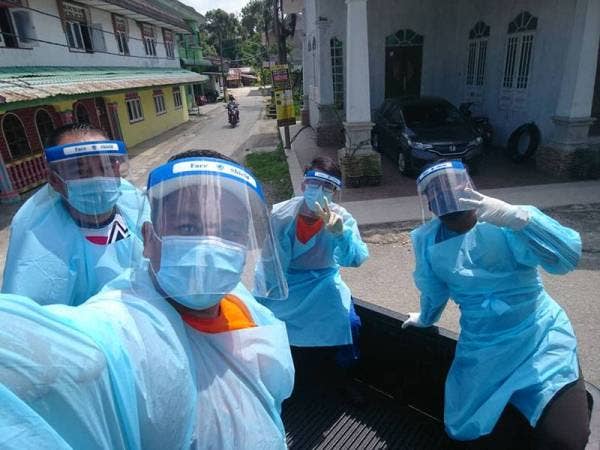 Penat dan lelah bukan penghalang dalam usaha murninya mencuba dua situasi berbeza dalam tugasan sebagai pasukan barisan hadapan