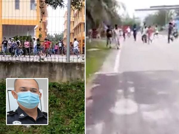 Gambar video tular kejadian pergaduhan sekumpulan pekerja di sebuah asrama pekerja kilang di Sri Gading di sini.
Gambar kecil: Muhammad Izzudin