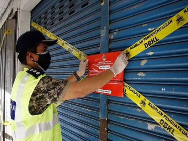 DBKL turut membuat 11 tindakan penutupan premis dalam Tindakan Khas Ops Patuh Terhadap Premis Komersial di Kuala Lumpur.
